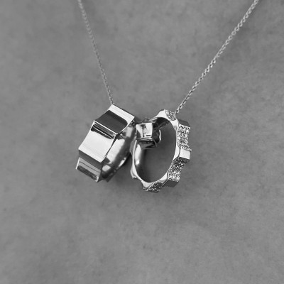 Кольцо Kazanskiy, белое золото 18 карат, бриллианты, 4 мм