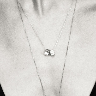 Подвеска Parthenon, белое золото 18 карат, 5 мм