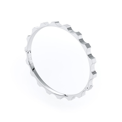 Браслет Kazanskiy, белое золото 18 карат, 4 мм